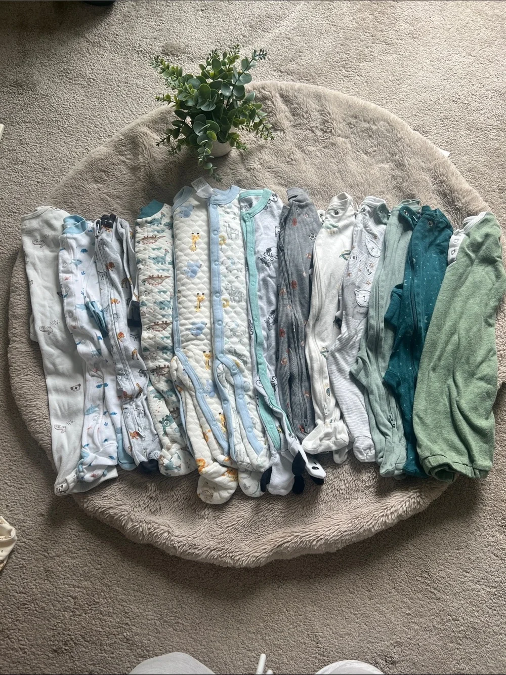 13 Footed Pajamas Bundle for Baby Boy